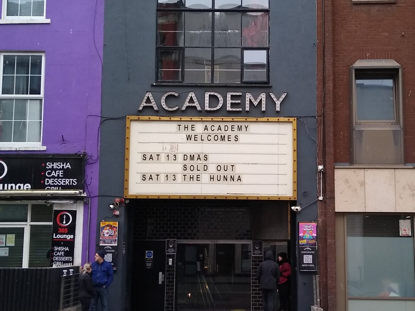 The Academy's marquee on Middle Abbey Street